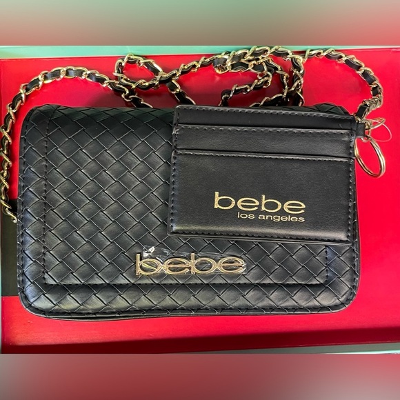 Bebe Crossbody Bag,Bebe Bag,Bebe Black Crossbody Bag - Picture 15 of 16